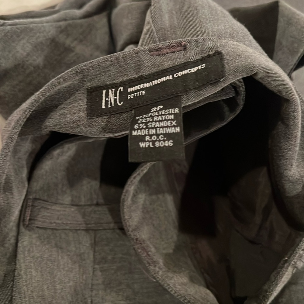 Inc grey pants sz 2